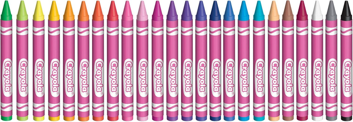 كرايولا اقلام تلوين ورقية للبناء 24 قطعة رسم و تلوين Crayola