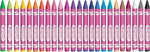 كرايولا اقلام تلوين ورقية للبناء 24 قطعة رسم و تلوين Crayola