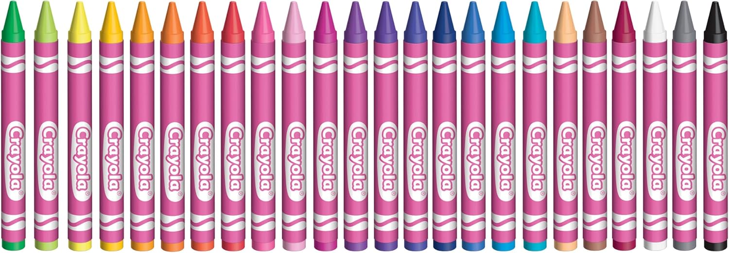 كرايولا اقلام تلوين ورقية للبناء 24 قطعة رسم و تلوين Crayola