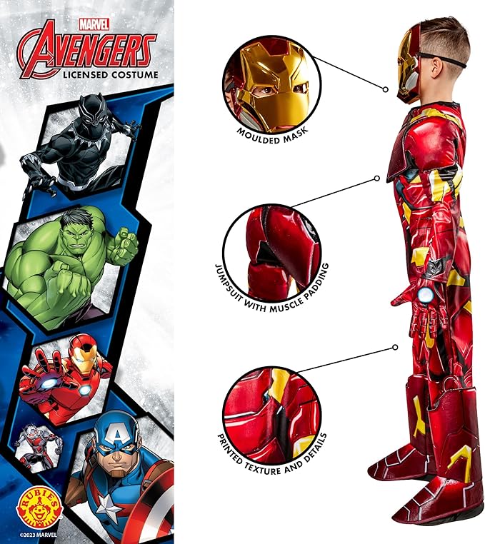 زي ايرون مان 5-6 سنوات الملابس التنكرية RUBIES