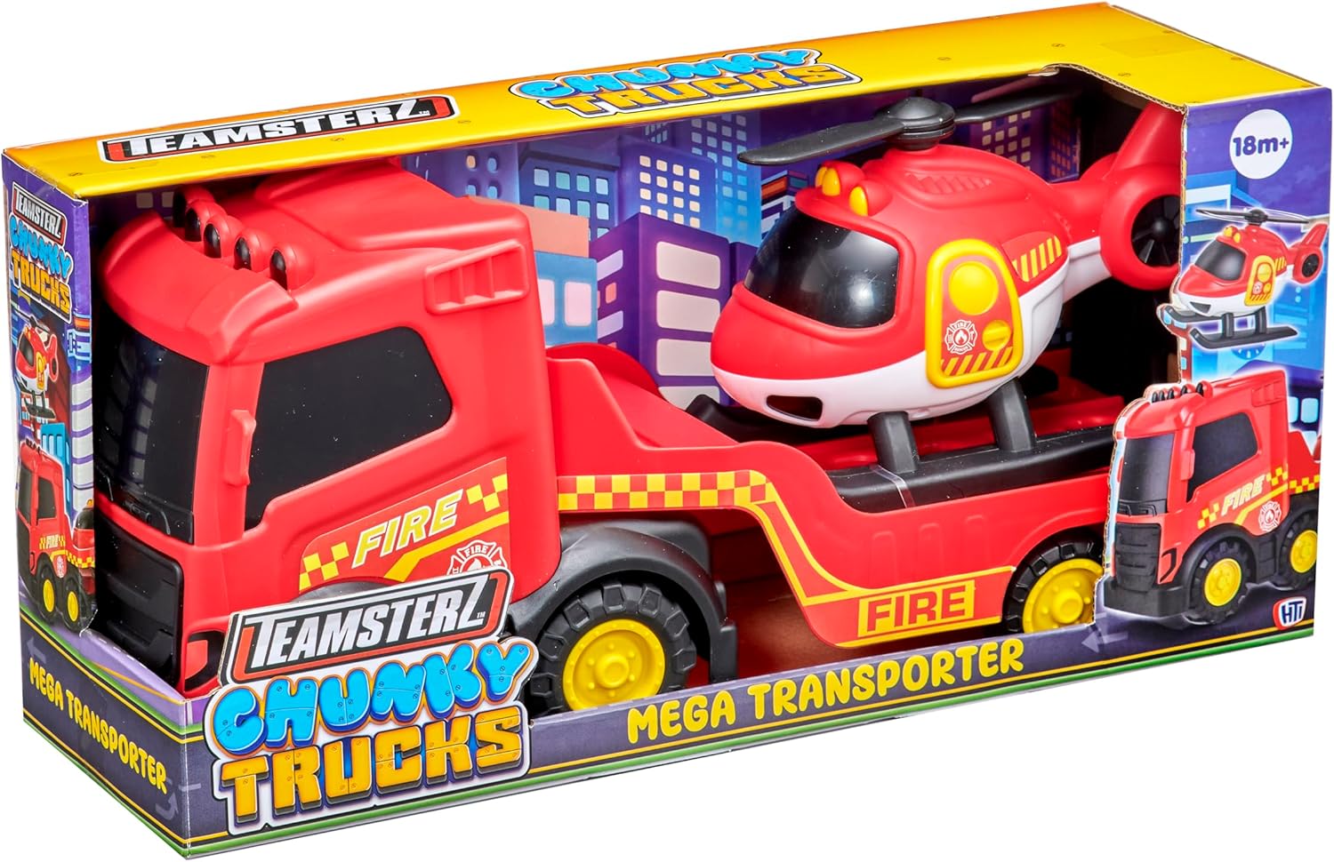 تيمستيرز شاحنة نقل اطفاء مركبات الأطفال Teamsterz