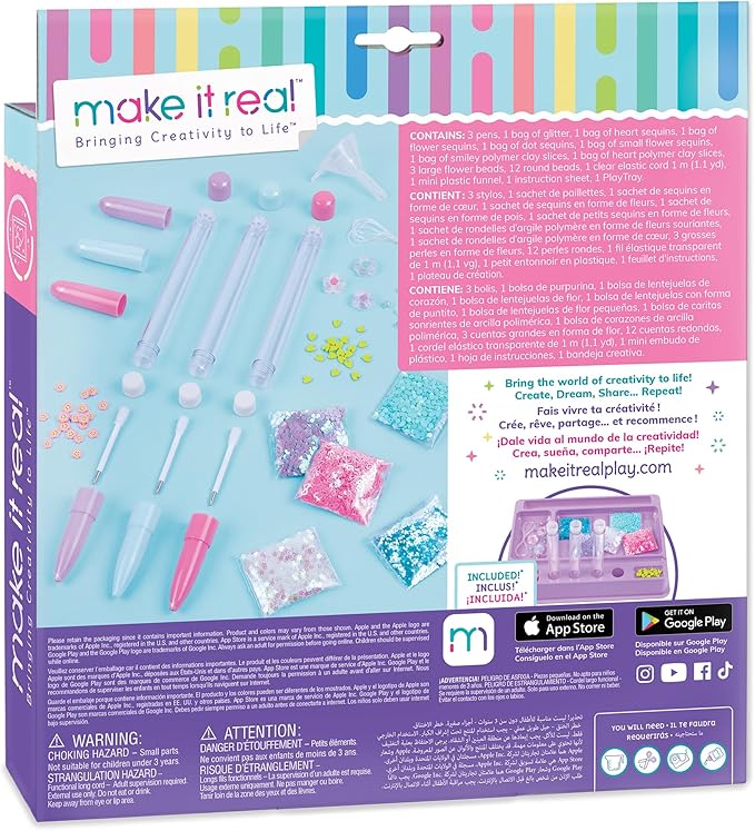 ميك ات ريل لعبة الأقلام العائمة الخرز والاكسسوارات Make it Real