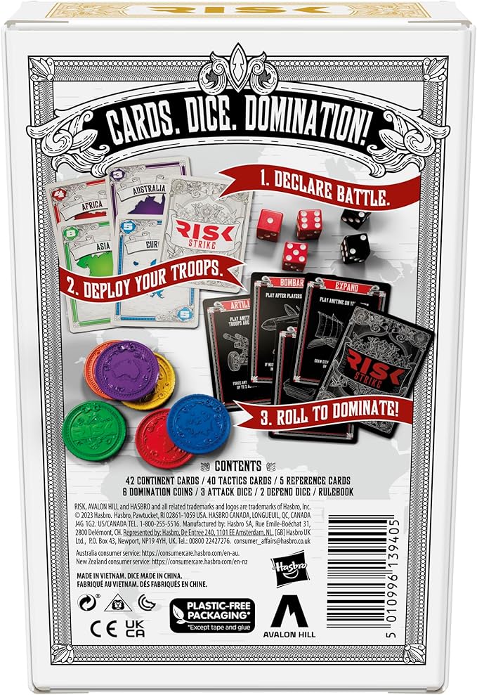 لعبة ريسك سترايك العاب البطاقات HASBRO