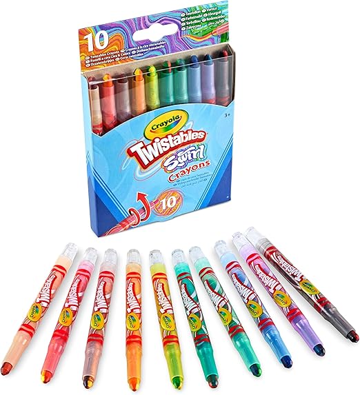 كرايولا أقلام الشمع قابلة للتدوير 10 قطع رسم و تلوين Crayola