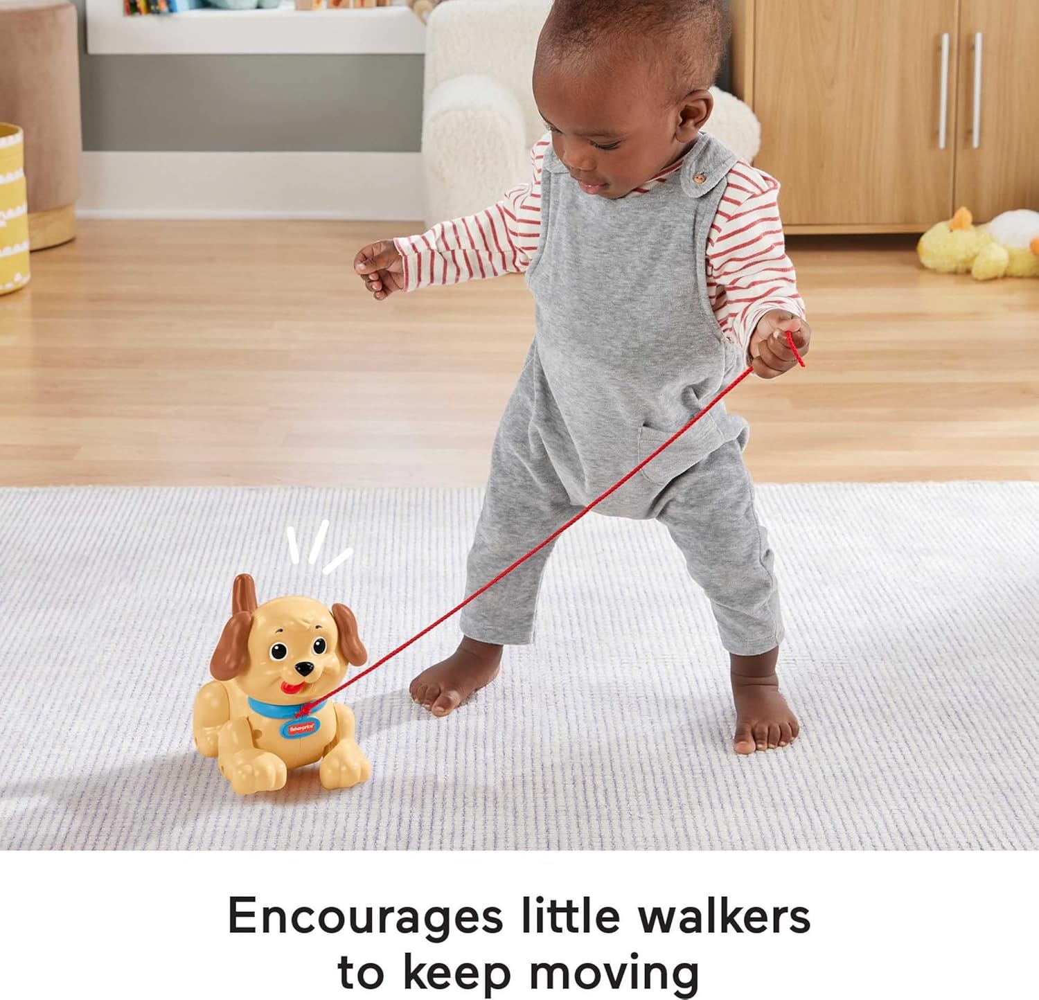 فيشر برايس الجرو سنوبي قابل للسحب مواليد تفاعلي Fisher-Price