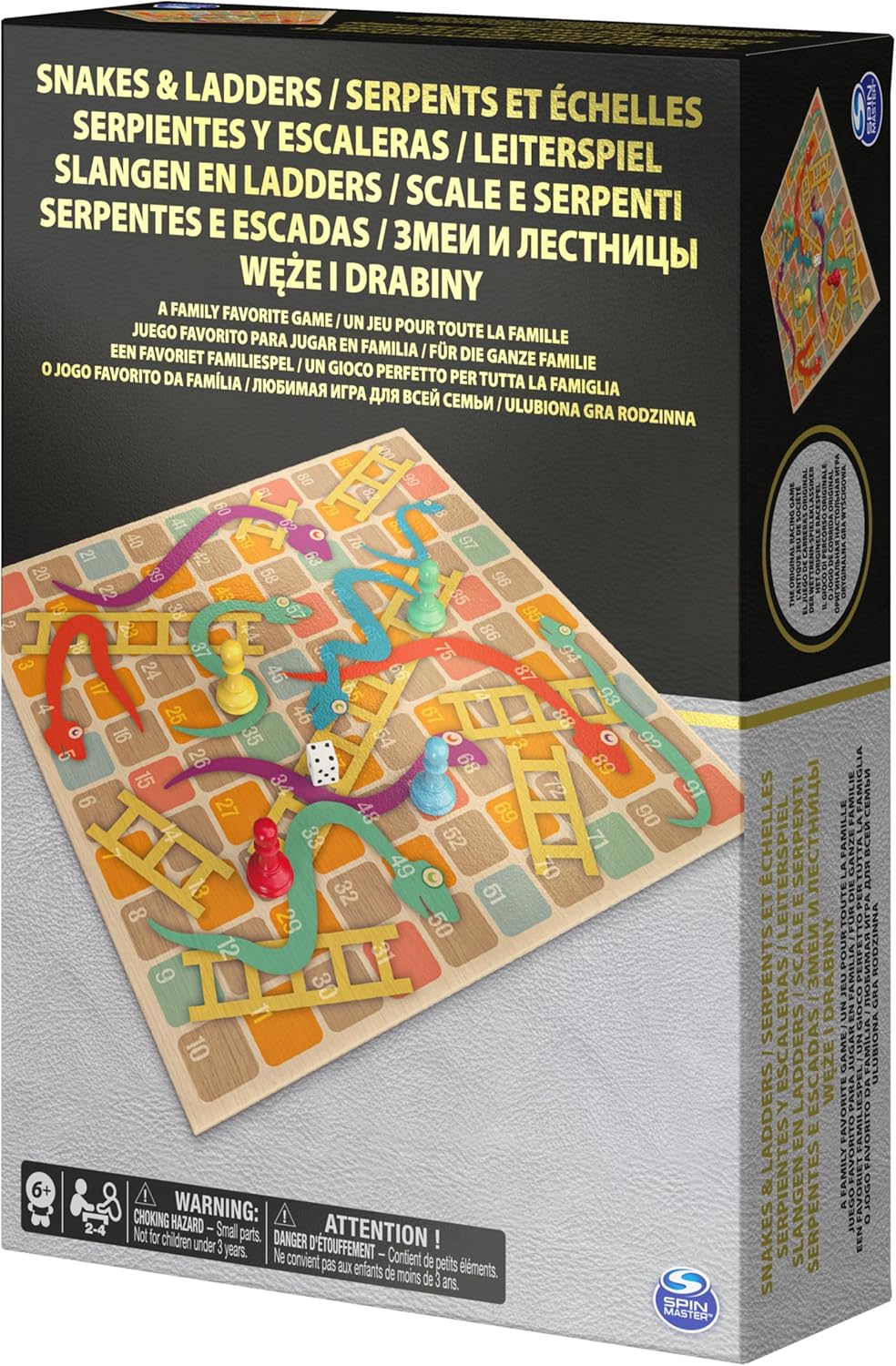 سبين ماستر لعبة السلم والثعبان العاب لوحية Spin master