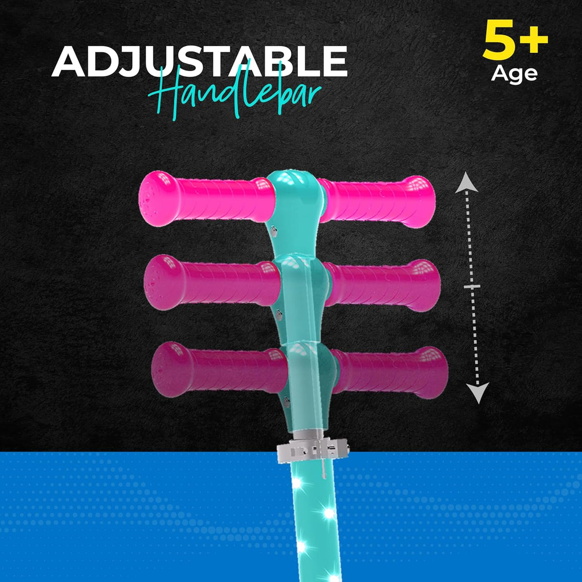 ال اي تي سكوتر سفينة الفضاء ازرق بعجلتين سكوتر عجلتين LiT