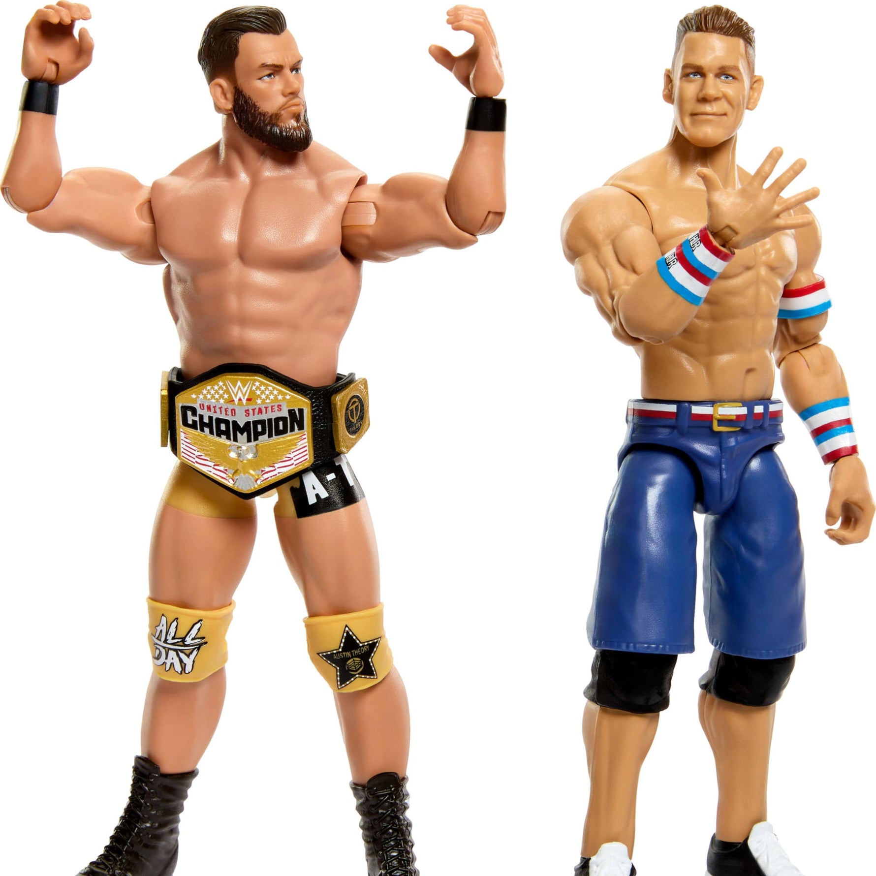 دبليو دبليو اي مجسم أوستن ثيوري ضد جون سينا مجسمات الشخصيات WWE