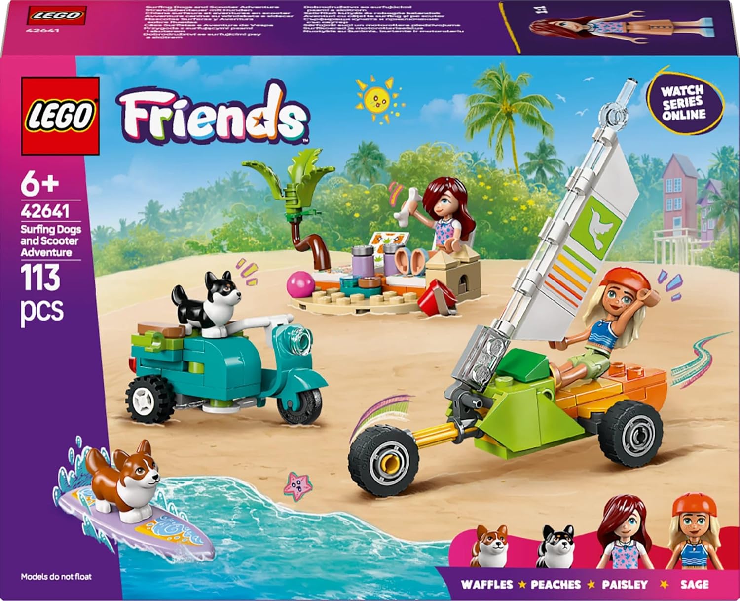 ليجو 42641 فريندز مغامرة ركوب الأمواج مكعبات التركيب LEGO