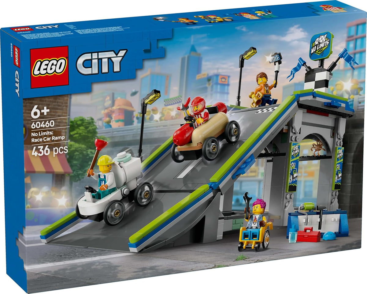 ليجو 60460 سيتي مسار منحدر سيارة السباق مكعبات التركيب LEGO