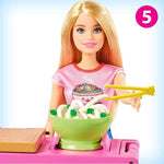 باربي دمية باربي شقراء ومحطة عمل واكسسوارات دمية مع اكسسوارات Barbie