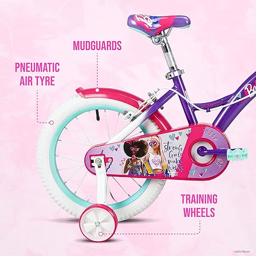 سبارتان دراجة باربي مقاس 14 دراجة 2 عجلة SPARTAN