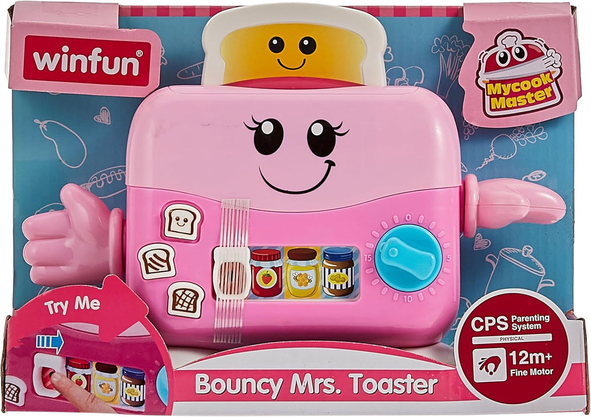 وين فن لعبة محمصة الخبز باونسي مواليد تفاعلي WinFun