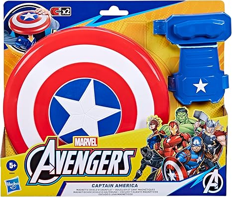 مارفل لعبة افينجرز كابتن امريكا لافتة مغناطيسية وحامل لعب الادوار مجسمات الشخصيات Marvel