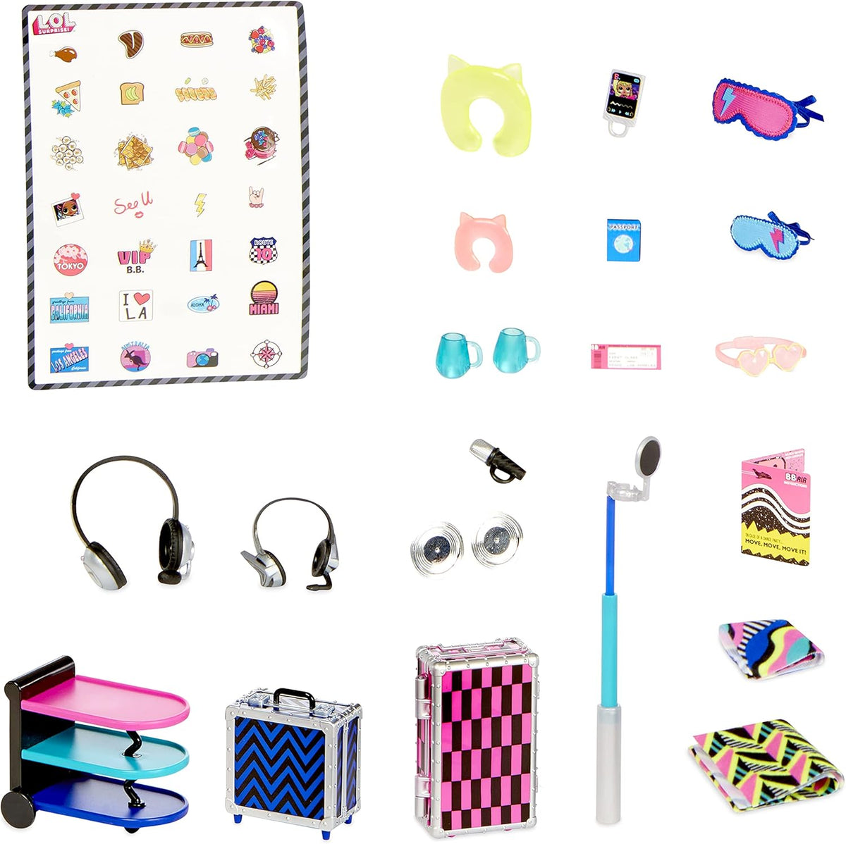 ال او ال سربرايز طائرة 4 في 1 اكسسوارت الدمى LOL Surprise