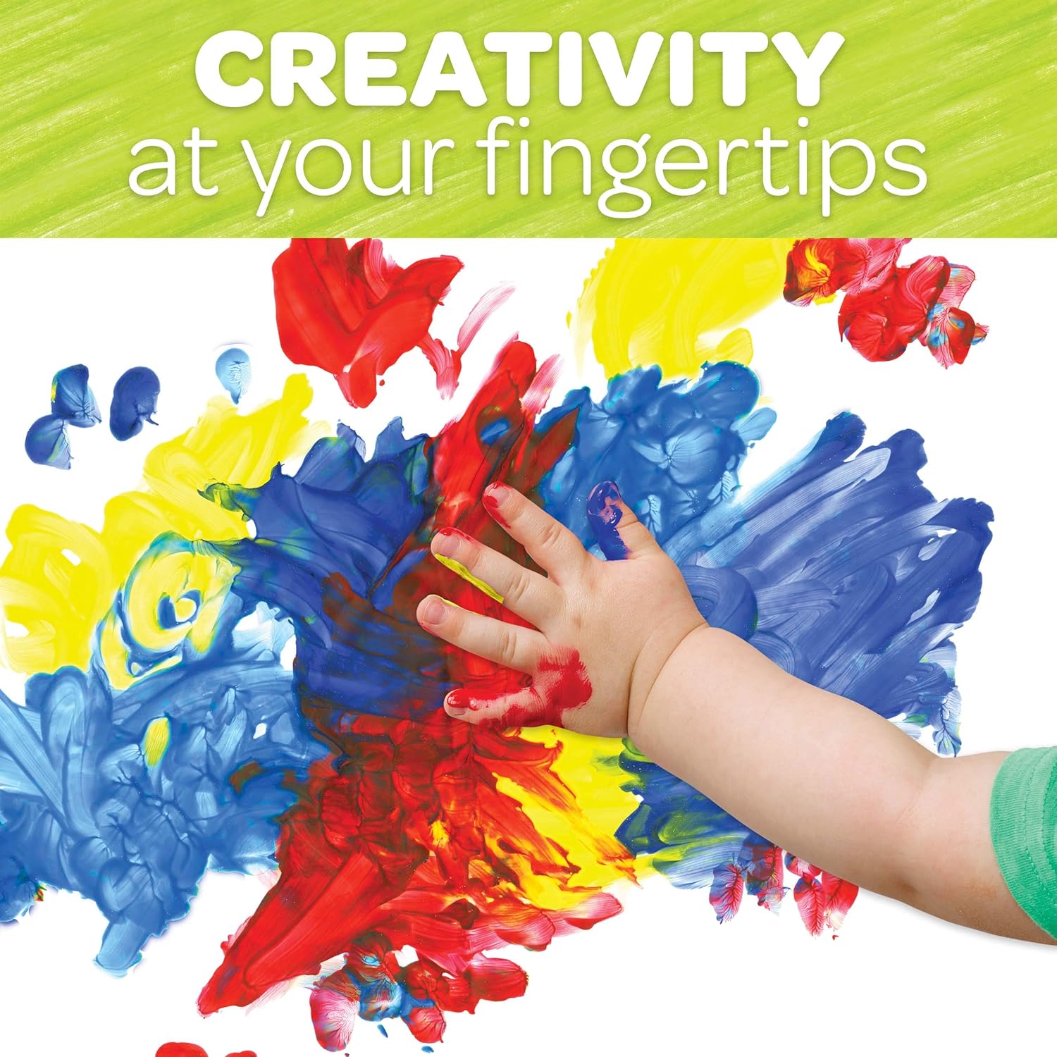 كرايولا طلاء إصبع قابل للغسل أصفر 473 مل رسم و تلوين Crayola