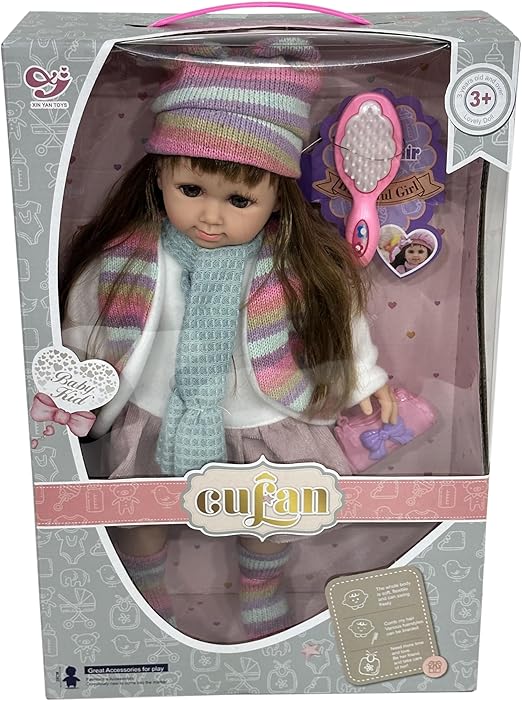 دمية مع فستان دمى المواليد LOCAL