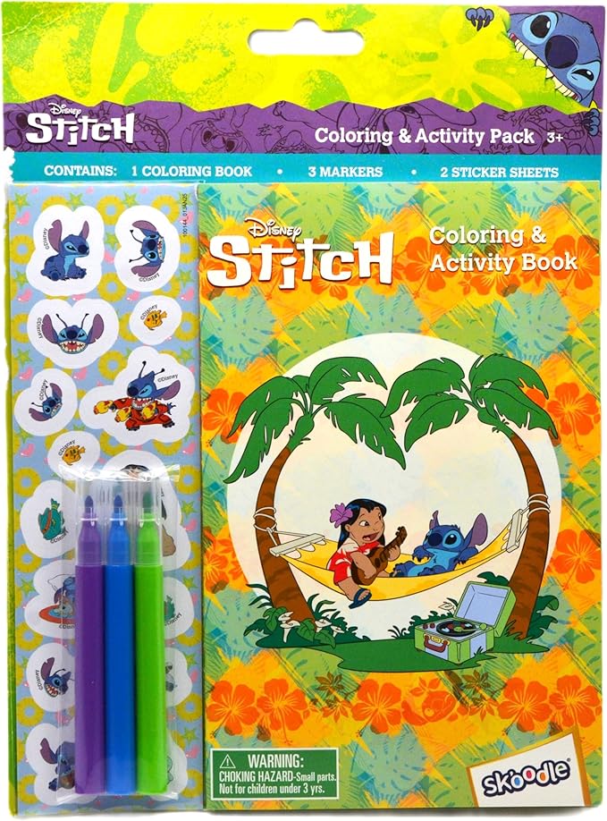 سكوديل دفتر تلوين وأنشطة ستيتش رسم و تلوين Skoodle