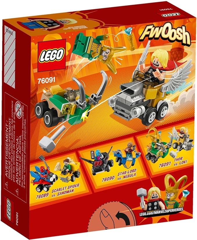 ليجو مارفل مكعبات الابطال الخارقين ثور ضد لوكي مكعبات التركيب LEGO