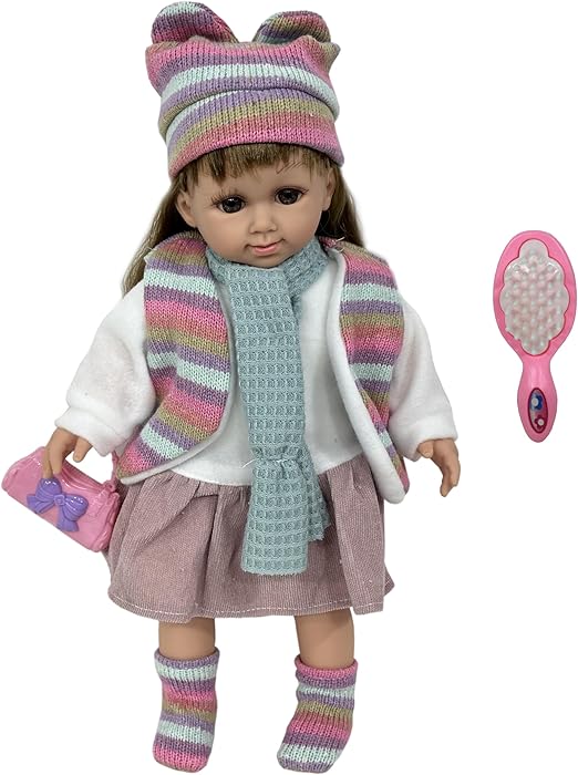 دمية مع فستان دمى المواليد LOCAL