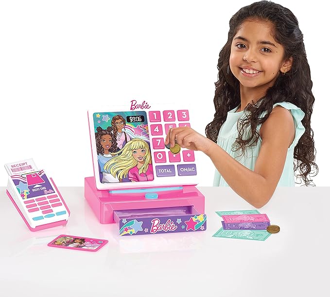باربي ماكينة تسجيل المدفوعات النقدية تقمص الأدوار Barbie