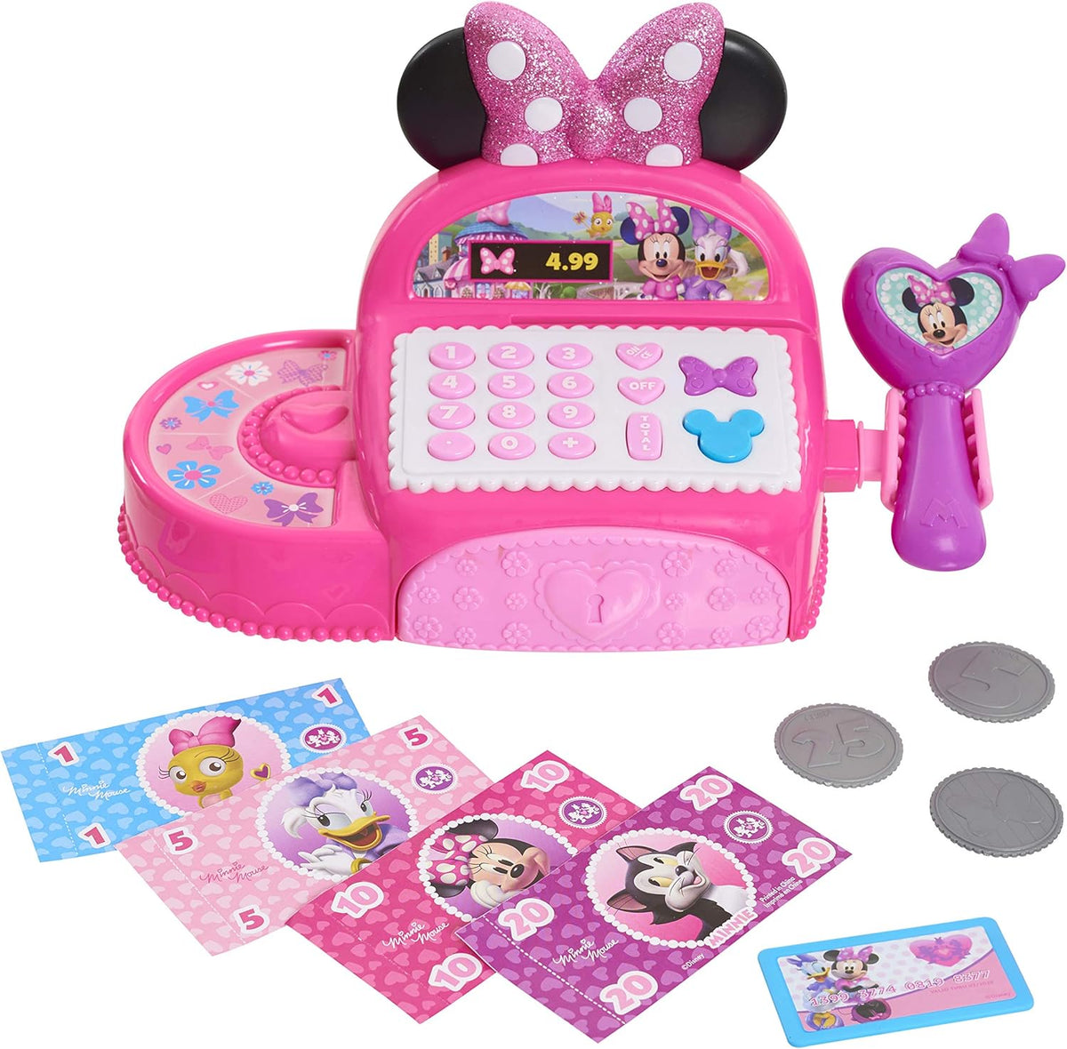 ديزني ميني ماوس ماكينة تسجيل النقود التسوق والوظائف Disney