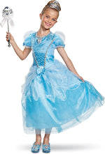 ديزني برينسس زي الاميرة سندريلا ديلوكس 7-8 سنوات الملابس التنكرية Disney