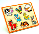 فيجا بزل حيوانات المزرعة 8 قطع العاب البزل VIGA