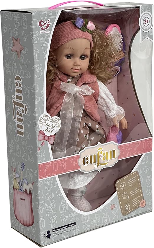 دمية مع فستان دمى المواليد LOCAL