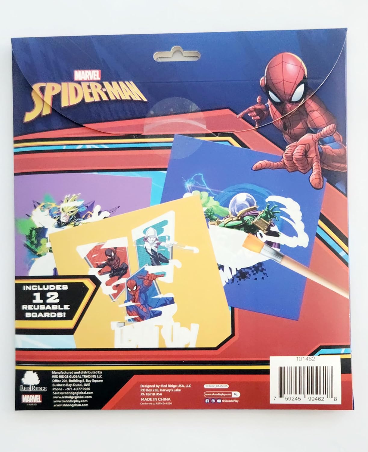 سكودل كتاب تلوين الماء السحري سبايدر مان رسم و تلوين Skoodle