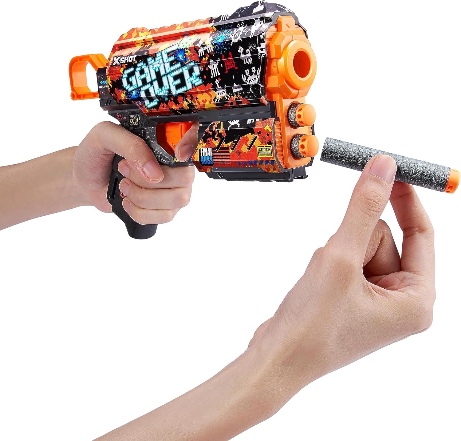 إكس شوت مسدس سكينز فلوكس مسدسات مطاطية Zuru