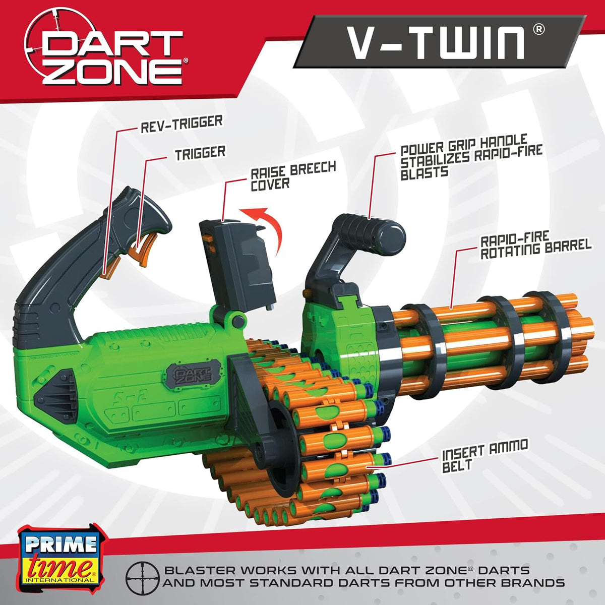 دارت زون مسدس رشاش دوار مسدسات مطاطية Dart-Zone