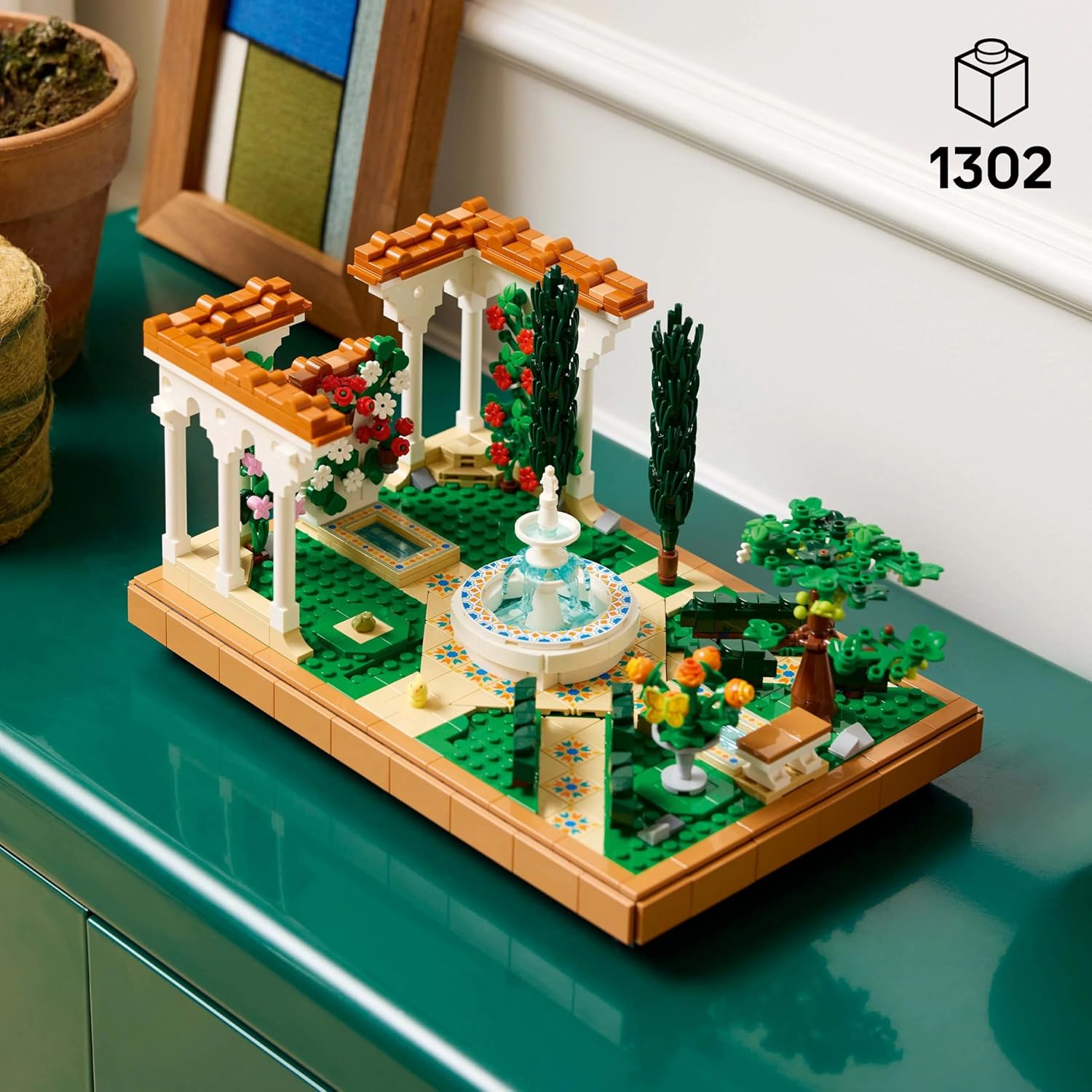 ليجو 10359 ايكونز حديقة النافورة مكعبات التركيب LEGO