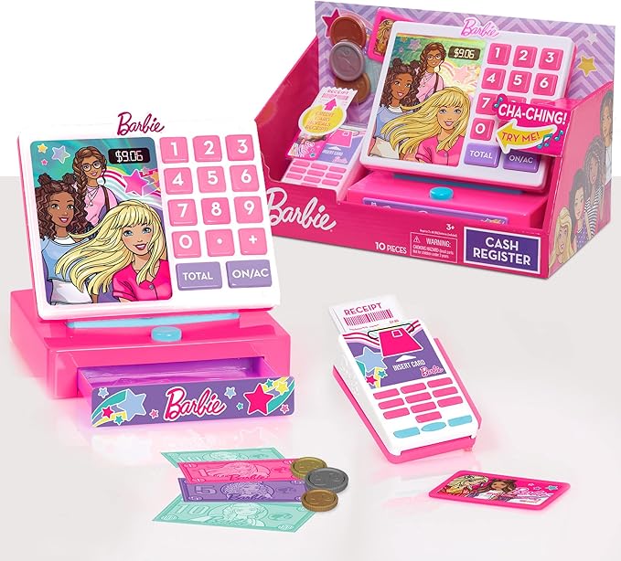 باربي ماكينة تسجيل المدفوعات النقدية تقمص الأدوار Barbie