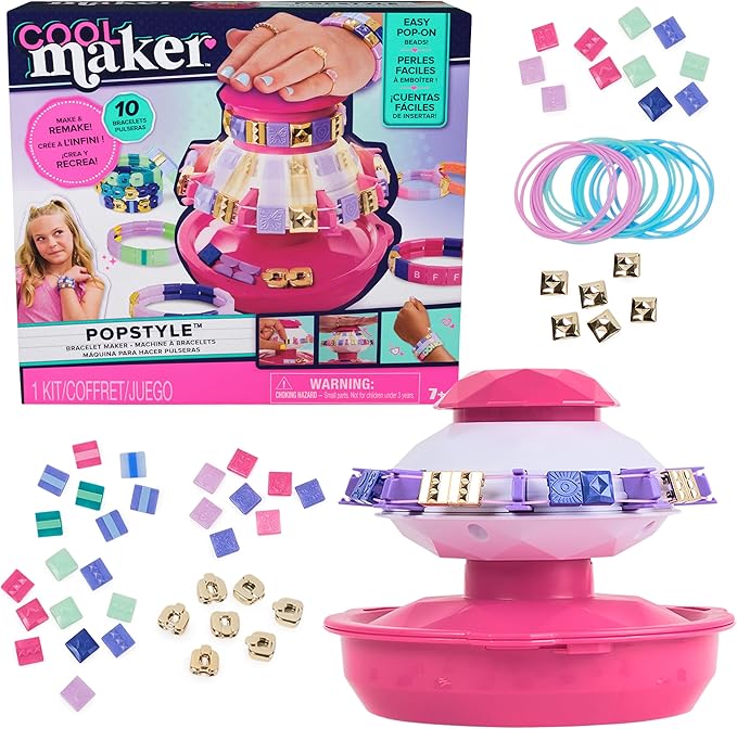 كول ميكر صانعة الأساور بوب ستايل والعاب الفنون والحرف اليدوية الخرز والاكسسوارات Cool Maker