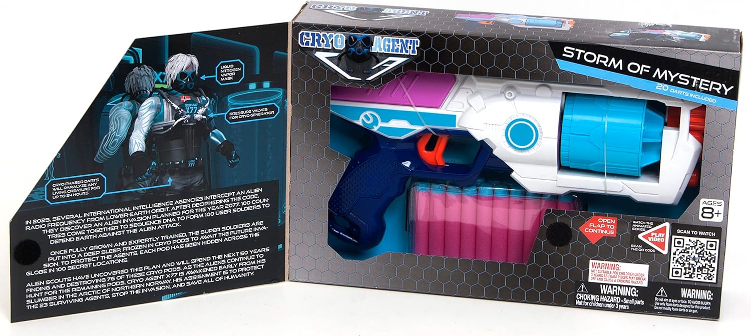 كرايو ايجنت قاذف ستورم اوف ميستري مسدسات مطاطية Cryo Agent