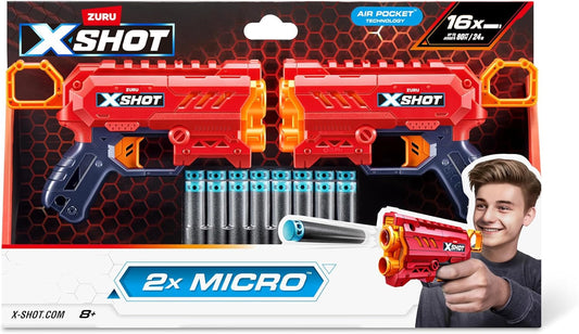 اكس شوت مسدس سهام اكسل مايكرو 2.0 مسدسات مطاطية Zuru