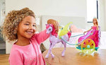 باربي دمية اميرة دريم توبيا الشقراء 30سم مع حصان وعربة دمية مع اكسسوارات Barbie