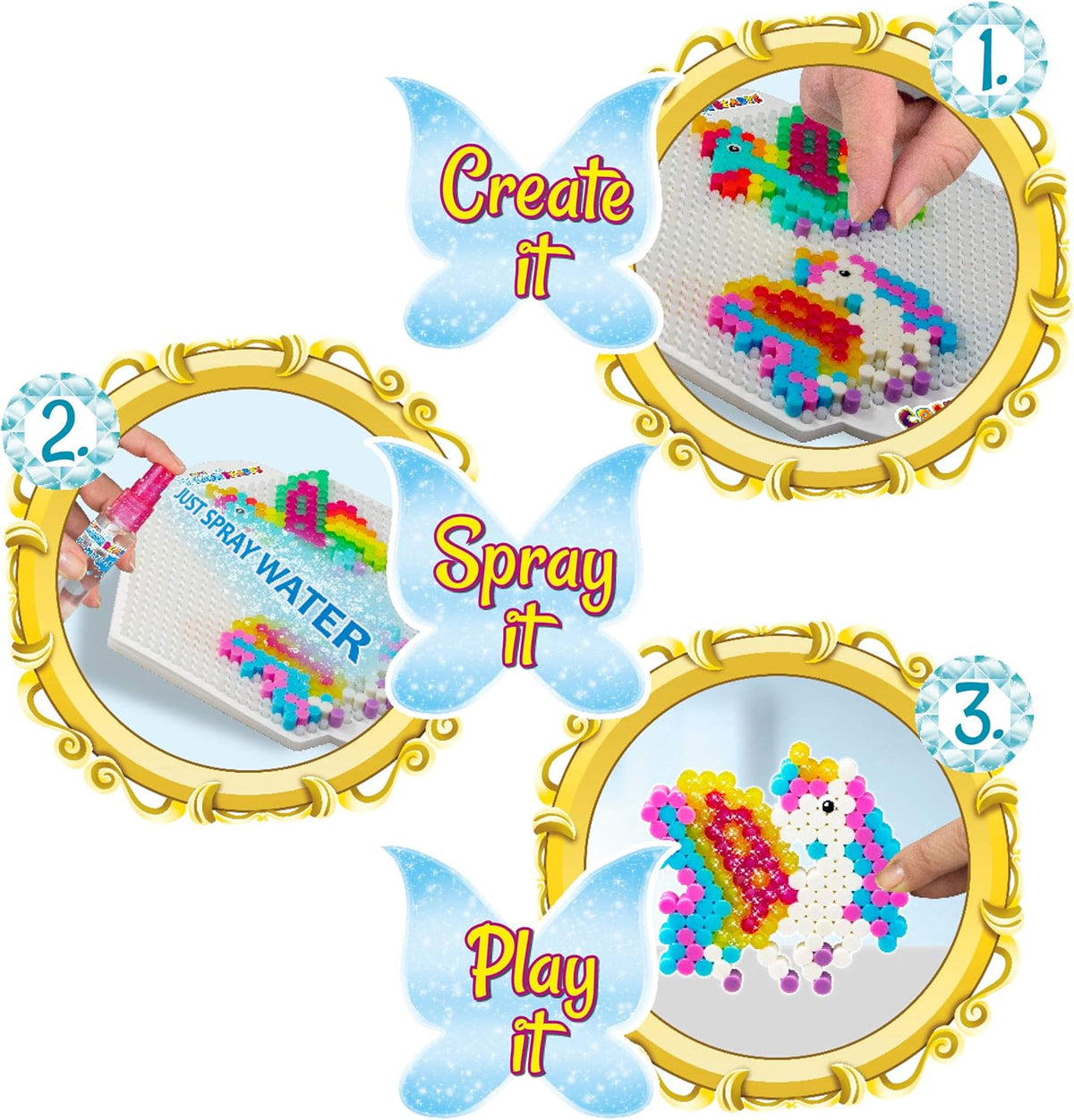 كريز تركيب الخرز لصناعة الاشكال مع ملحقات الخرز والاكسسوارات CRAZE