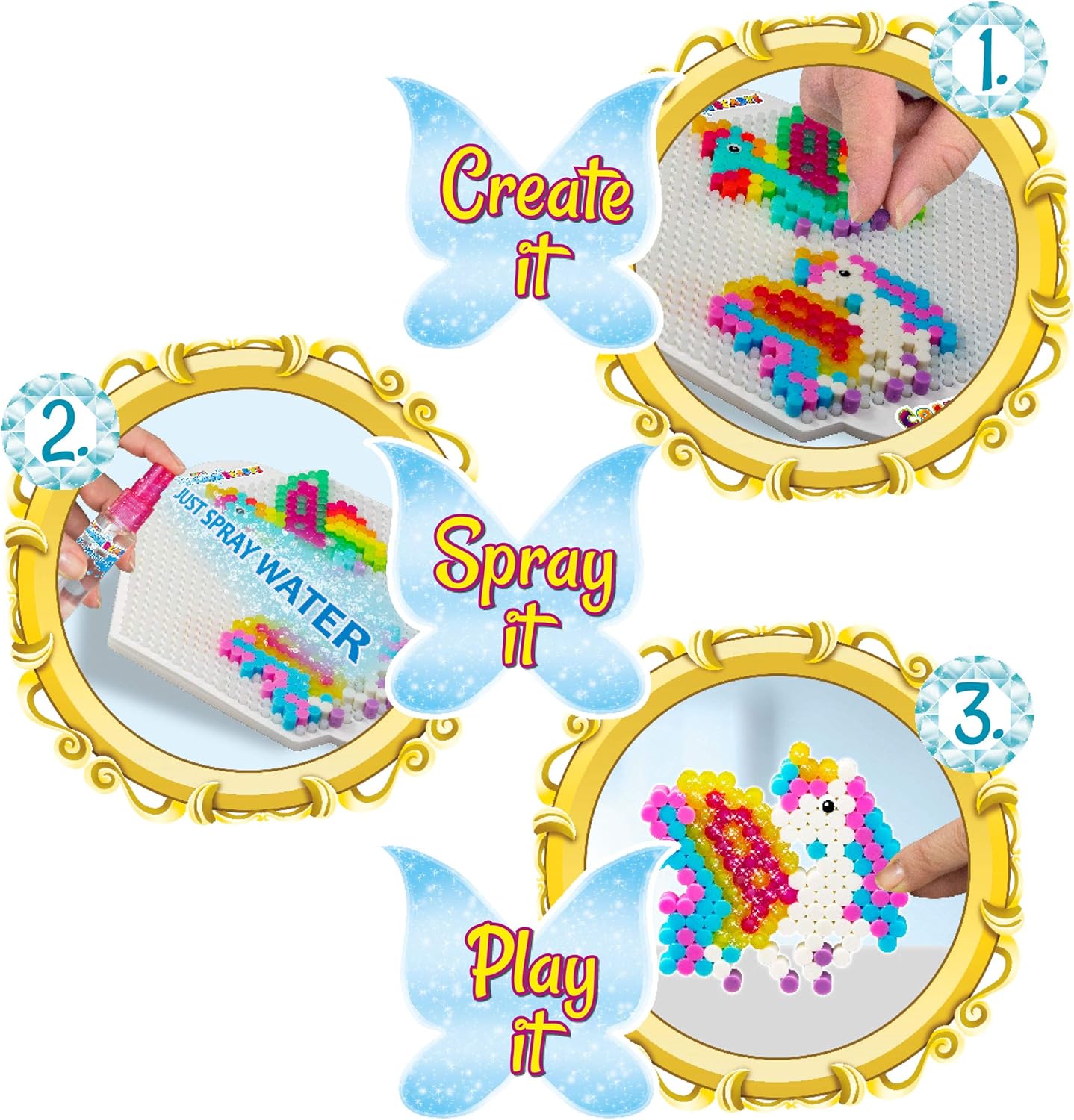 كريز تركيب الخرز لصناعة الاشكال مع ملحقات الخرز والاكسسوارات CRAZE