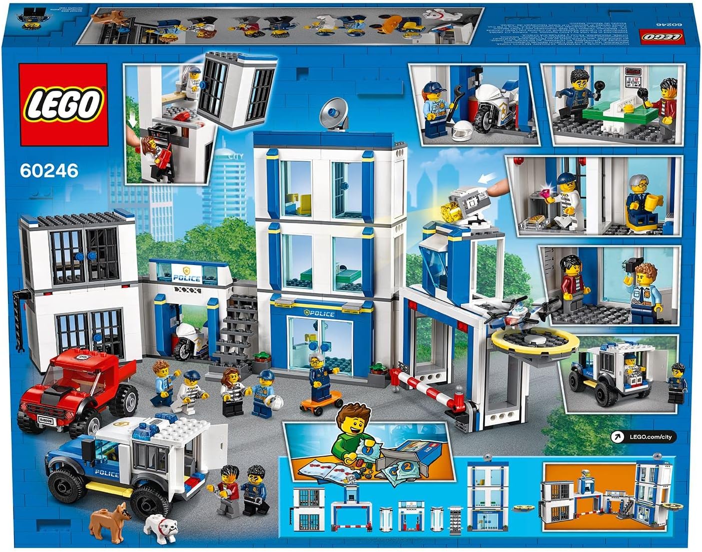 ليجو 60246 سيتي مركز الشرطة مكعبات التركيب LEGO