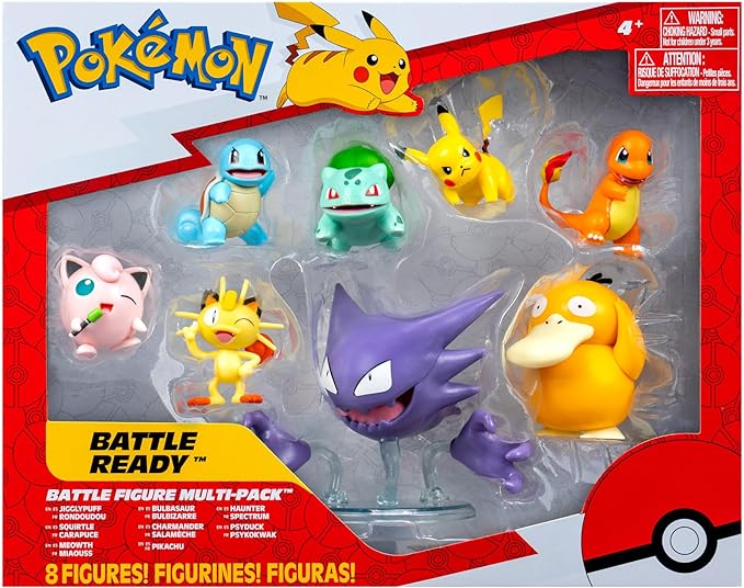 بوكيمون شخصيات المعركة 8 قطع شخصيات كرتونية Pokemon