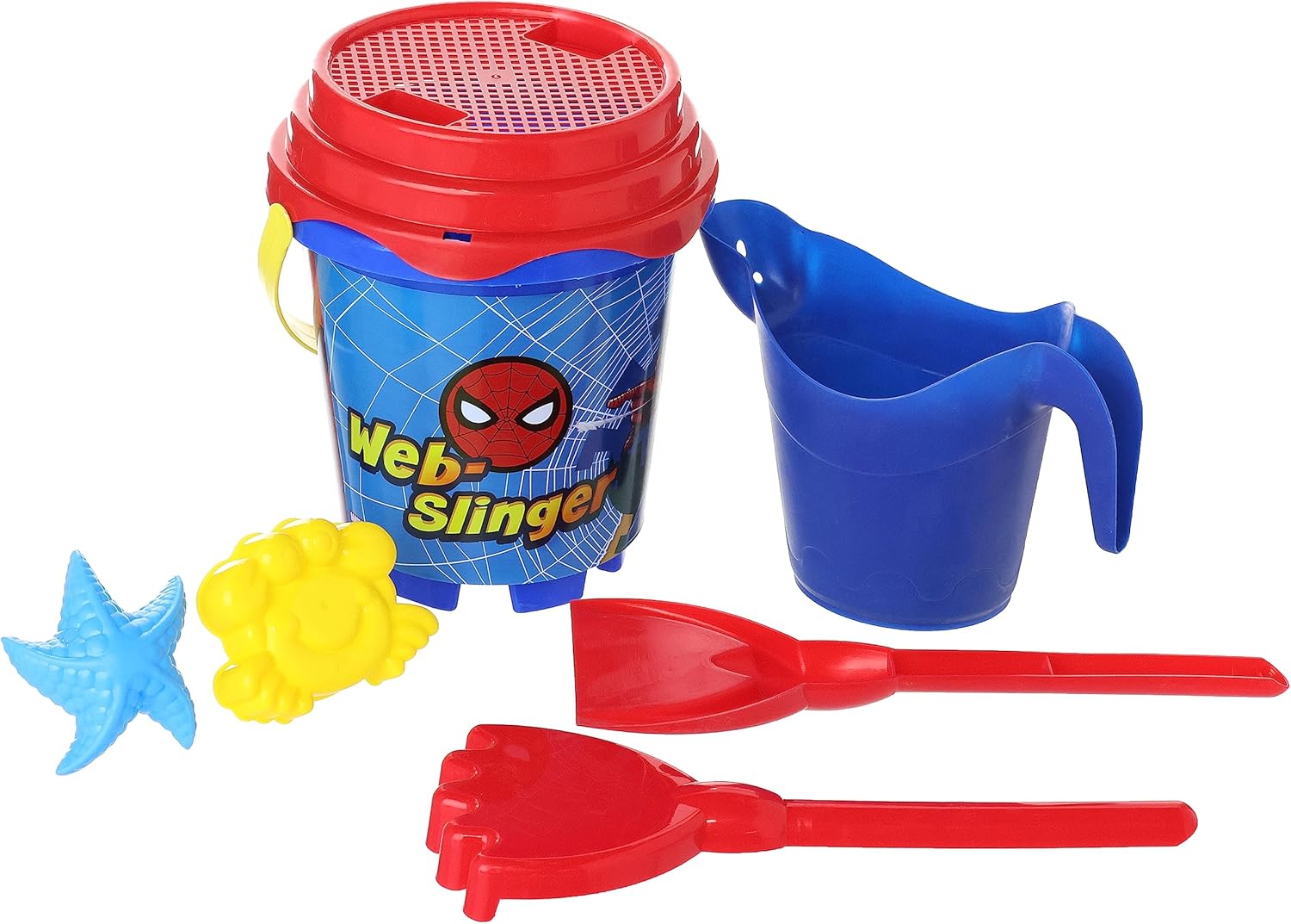 سبايدرمان طقم دلو الشاطئ ألعاب الرمل والبحر Spider-Man