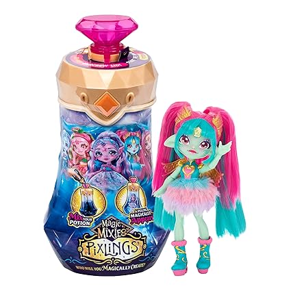 ماجيك ميكسيز امبر دراجون بيكسلينغ دمية مع اكسسوارات Magic Mixies