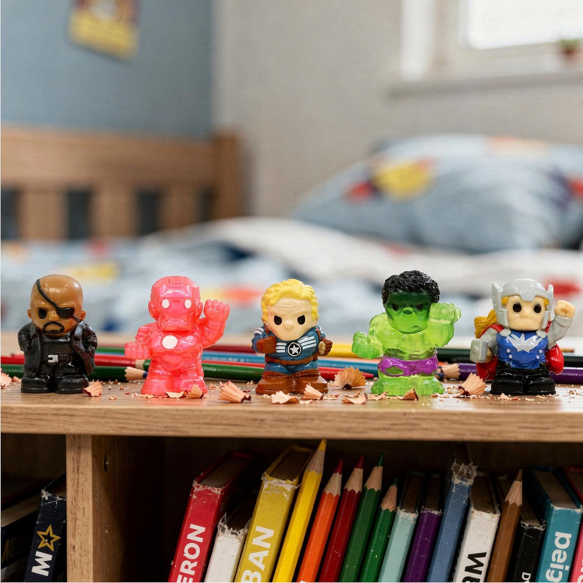 أوشيز مارفل مجسم شخصيات مفآجأة مجسمات الشخصيات Ooshies