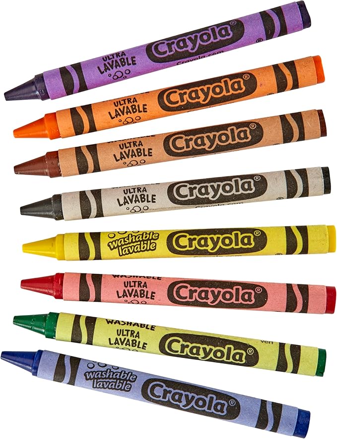 اقلام تلوين الترا كلين قابلة للغسل 24 قلم تلوين رسم و تلوين Crayola