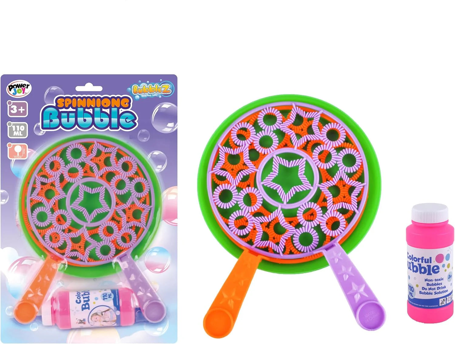 باور جوي الفقاعات الدوارة 110 مل فقاعات الماء والصابون Power Joy