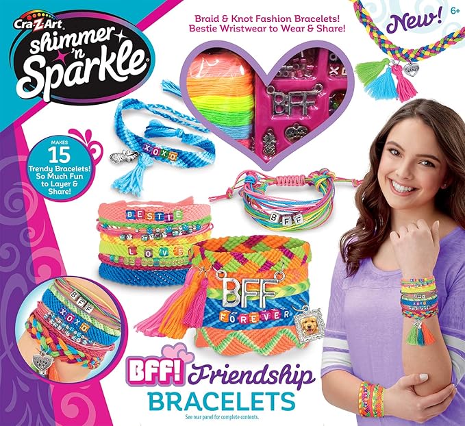 شيمر اند سباركل لعبة أساور الصداقة الخرز والاكسسوارات Shimmer N Sparkle