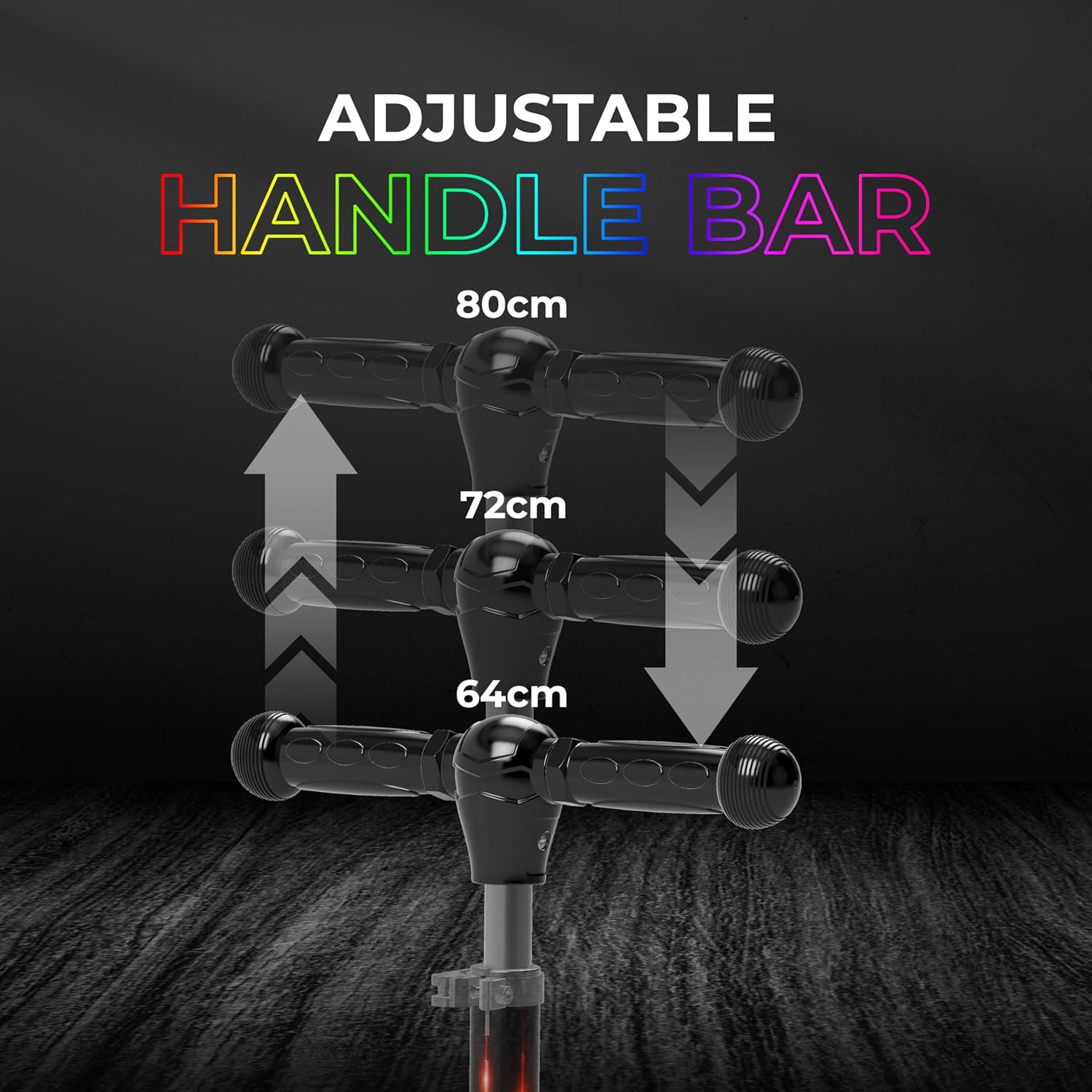 ال اي تي سكوتر فايرفلاي اسود 3 عجلات سكوتر 3 عجلات LiT