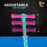 ال اي تي سكوتر سفينة الفضاء احمر بعجلتين سكوتر عجلتين LiT